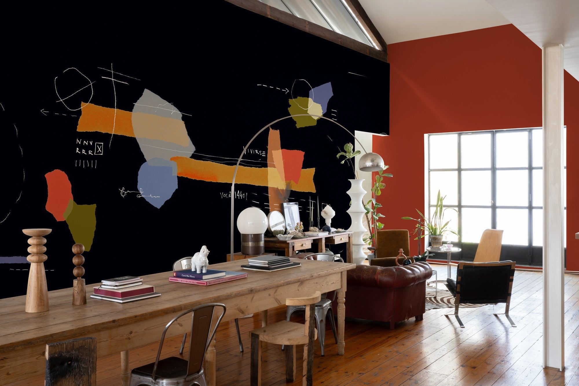 M4902-2 Lettering Black L'Enfant Terrible Mural by Tres Tintas