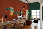 M4902-4 Lettering Red L'Enfant Terrible Mural by Tres Tintas