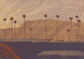 Palms view Mallow L'Enfant Terrible Mural by Tres Tintas