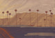 Palms view Mallow L'Enfant Terrible Mural by Tres Tintas