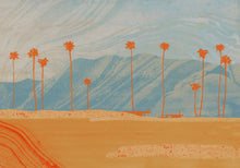M4903-2 Palms view Light blue L'Enfant Terrible Mural by Tres Tintas