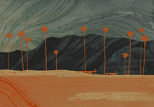 M4903-3 Palms view Grey L'Enfant Terrible Mural by Tres Tintas