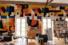 M4904-1 Cubic experience Yellow L'Enfant Terrible Mural by Tres Tintas