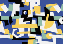 M4904-2 Cubic experience Blue L'Enfant Terrible Mural by Tres Tintas