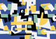 Cubic experience Blue L'Enfant Terrible Mural by Tres Tintas