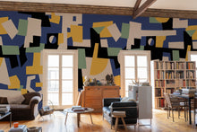 M4904-2 Cubic experience Blue L'Enfant Terrible Mural by Tres Tintas