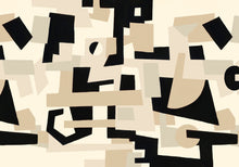 M4904-5 Cubic experience Black and White L'Enfant Terrible Mural by Tres Tintas