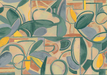 M4905-2 Giant Abstract Green L'Enfant Terrible Mural by Tres Tintas