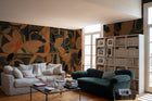 M4905-3 Giant Abstract Black L'Enfant Terrible Mural by Tres Tintas