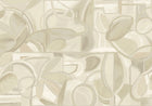 M4905-4 Giant Abstract White L'Enfant Terrible Mural by Tres Tintas