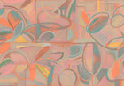 M4905-5 Giant Abstract Pink L'Enfant Terrible Mural by Tres Tintas