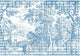 Patch Landscape Blue Playful Layers Mural by Tres Tintas