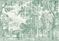 Patch Landscape Green Playful Layers Mural by Tres Tintas