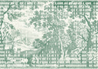 M5002-4 Patch Landscape Green Playful Layers Mural by Tres Tintas