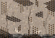 Tetris Chinoiseries Grey Playful Layers Mural by Tres Tintas