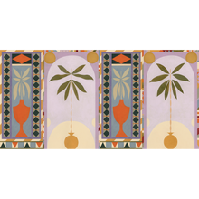 Jungle Arches Mallow New Primitivism Mural by Tres Tintas