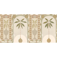 Jungle Arches Beige New Primitivism Mural by Tres Tintas