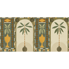 Jungle Arches Green New Primitivism Mural by Tres Tintas