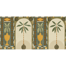 Jungle Arches Green New Primitivism Mural by Tres Tintas