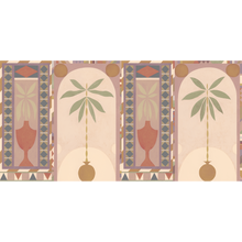 Jungle Arches Pink New Primitivism Mural by Tres Tintas