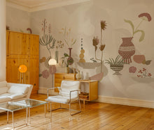 Centrepiece Composition Pink New Primitivism Mural by Tres Tintas