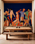 Verbena Mazarine Solera Mural by Tres Tintas