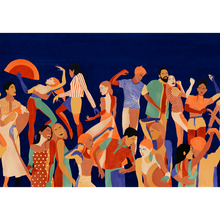 Verbena Mazarine Solera Mural by Tres Tintas