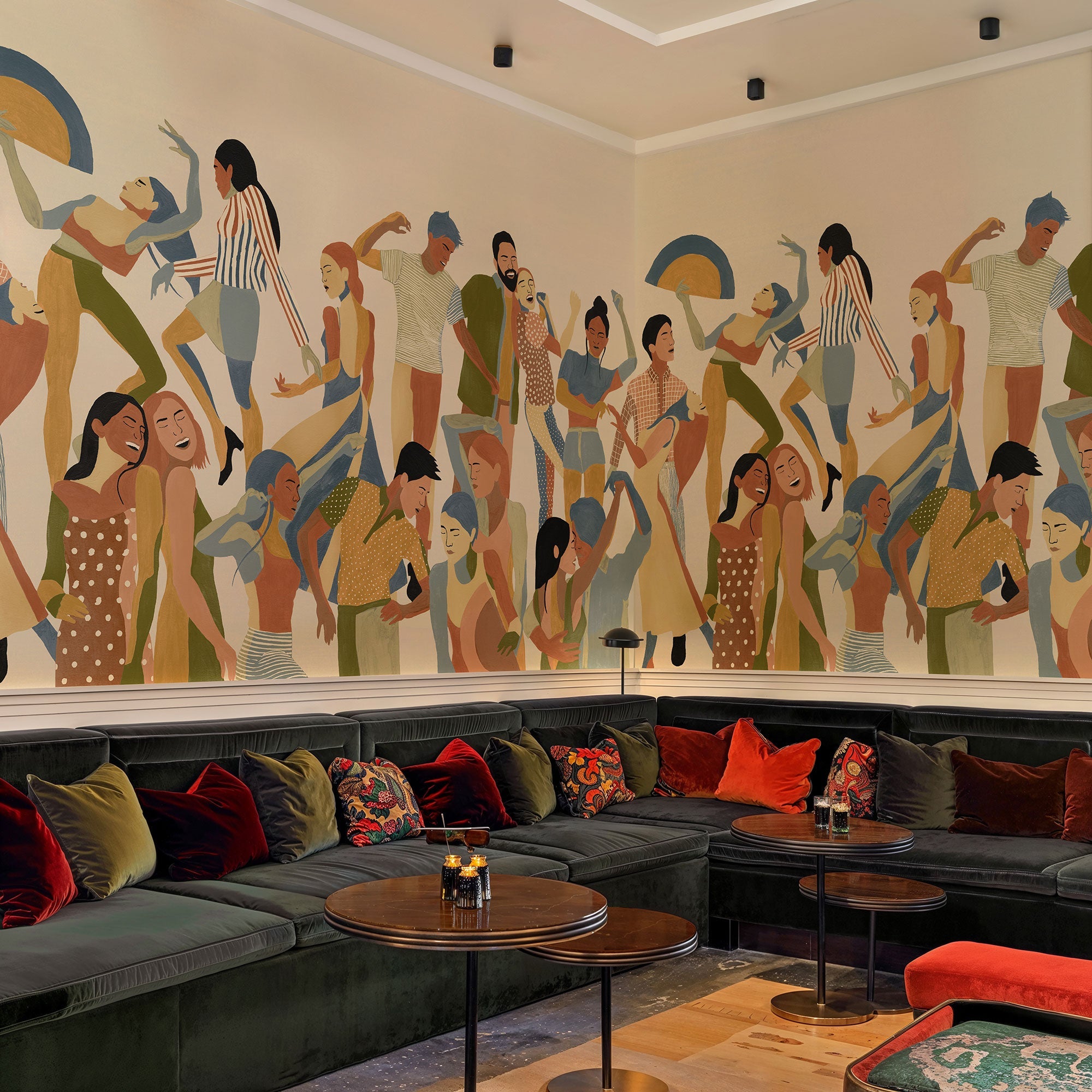 Verbena Beige Solera Mural by Tres Tintas