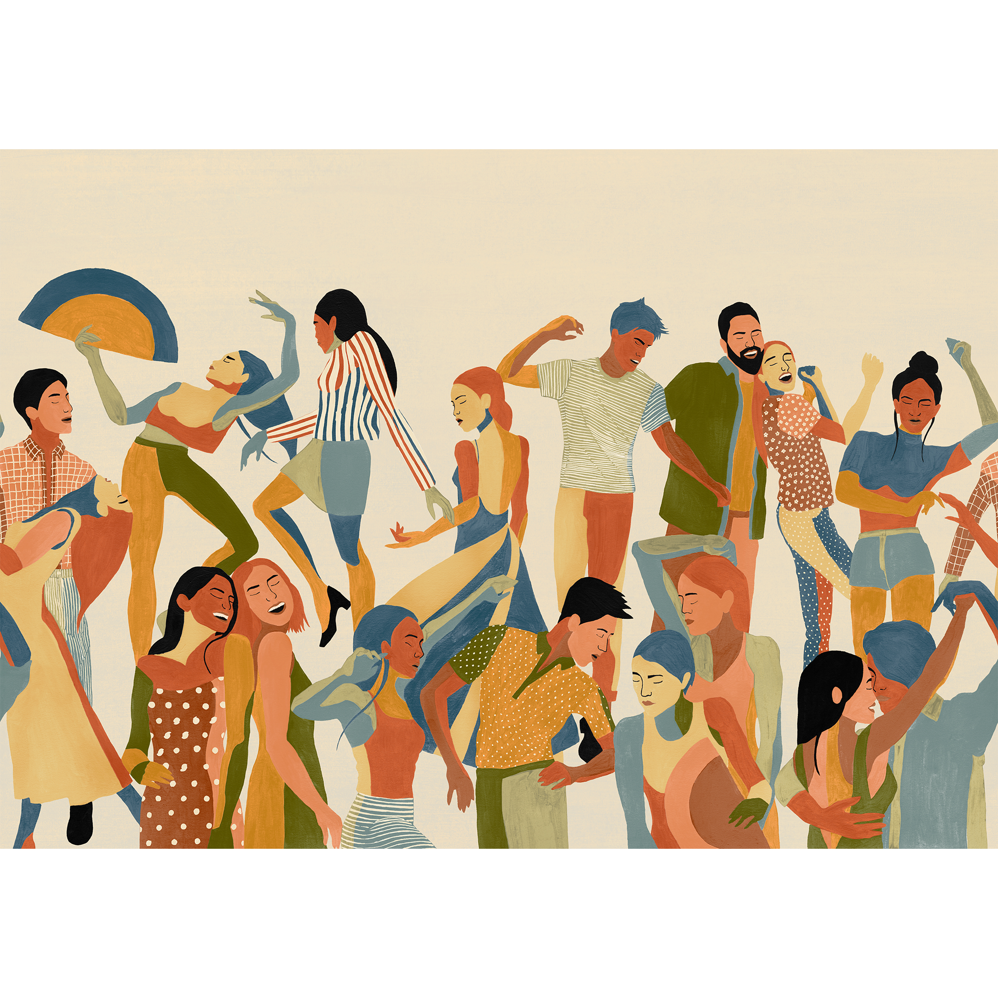 Verbena Beige Solera Mural by Tres Tintas