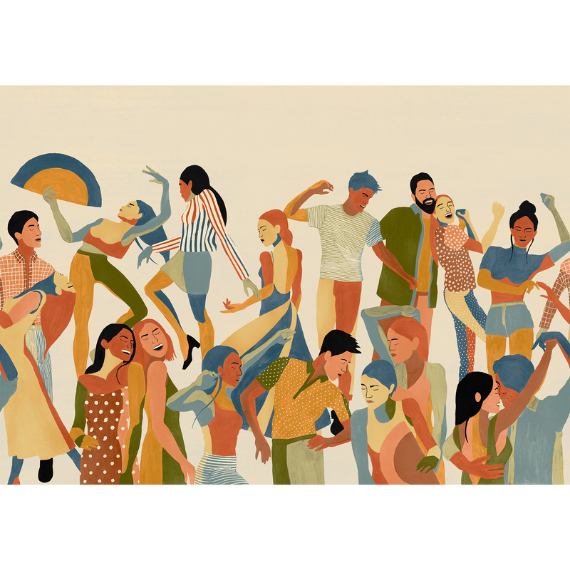 Verbena Beige Solera Mural by Tres Tintas