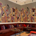 Verbena Grey Solera Mural by Tres Tintas