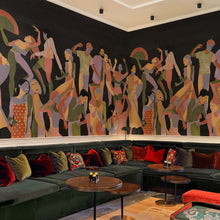 Verbena Black Solera Mural by Tres Tintas