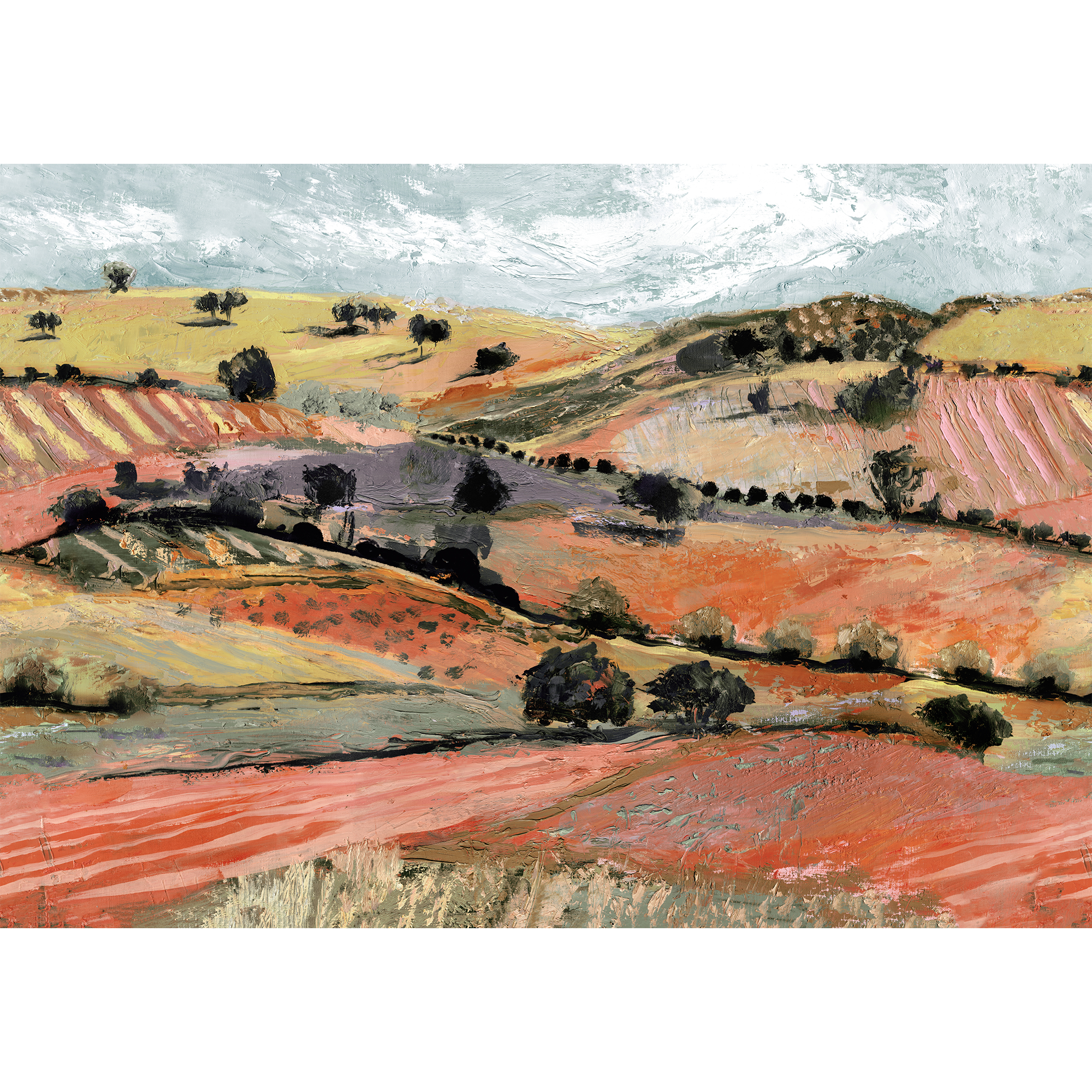 Quijote Red Solera Mural by Tres Tintas