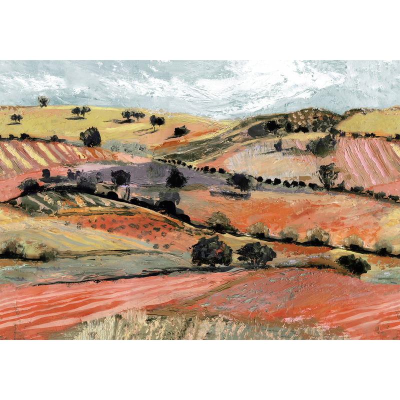 Quijote Red Solera Mural by Tres Tintas