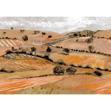 Quijote Orange Solera Mural by Tres Tintas