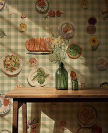 Tapeo Vichy Solera Mural by Tres Tintas