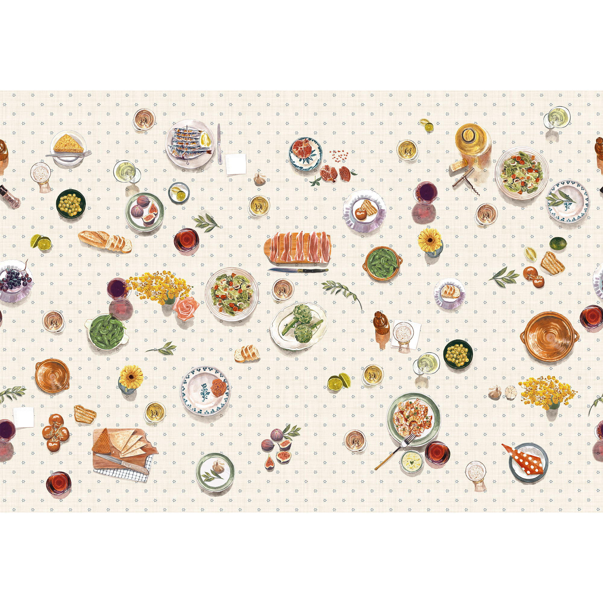 Tapeo Dots Solera Mural by Tres Tintas
