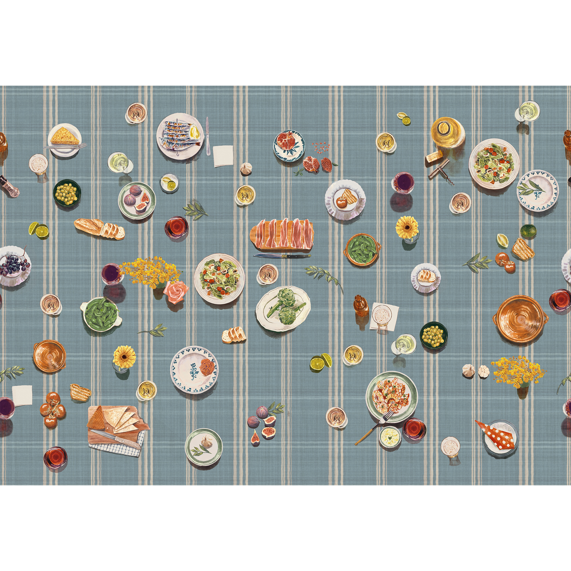 Tapeo Stripes Solera Mural by Tres Tintas