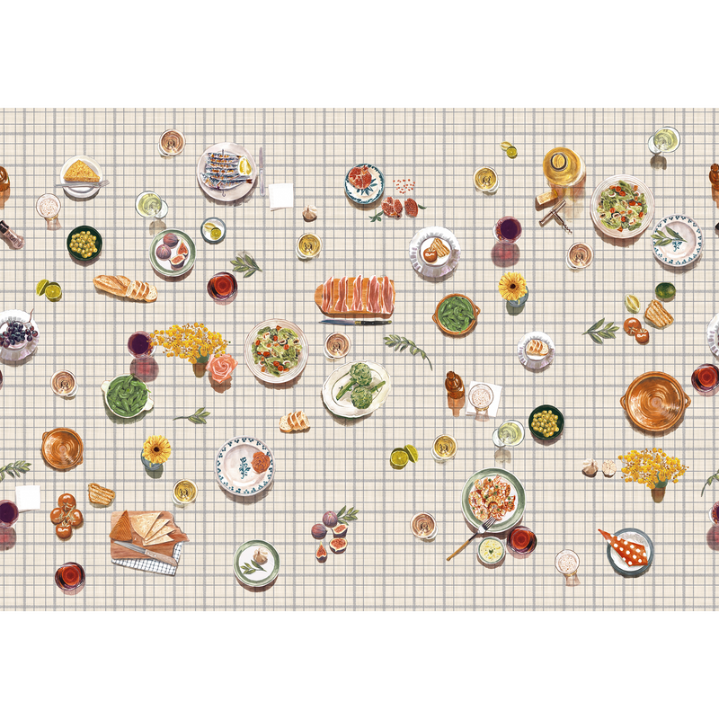 Tapeo Squares Solera Mural by Tres Tintas