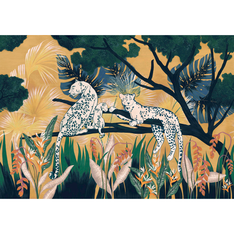 Onca Ambar Bossa Nova Mural by Tres Tintas (400x280cm)