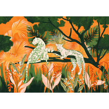 Onca Naranja Bossa Nova Mural by Tres Tintas (400x280cm)