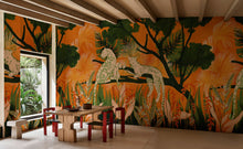 Onca Naranja Bossa Nova Mural by Tres Tintas (400x280cm)