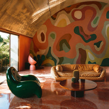 Burle Terracota Bossa Nova Mural by Tres Tintas (400x280cm)