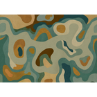 Burle Indigo Bossa Nova Mural by Tres Tintas (400x280cm)