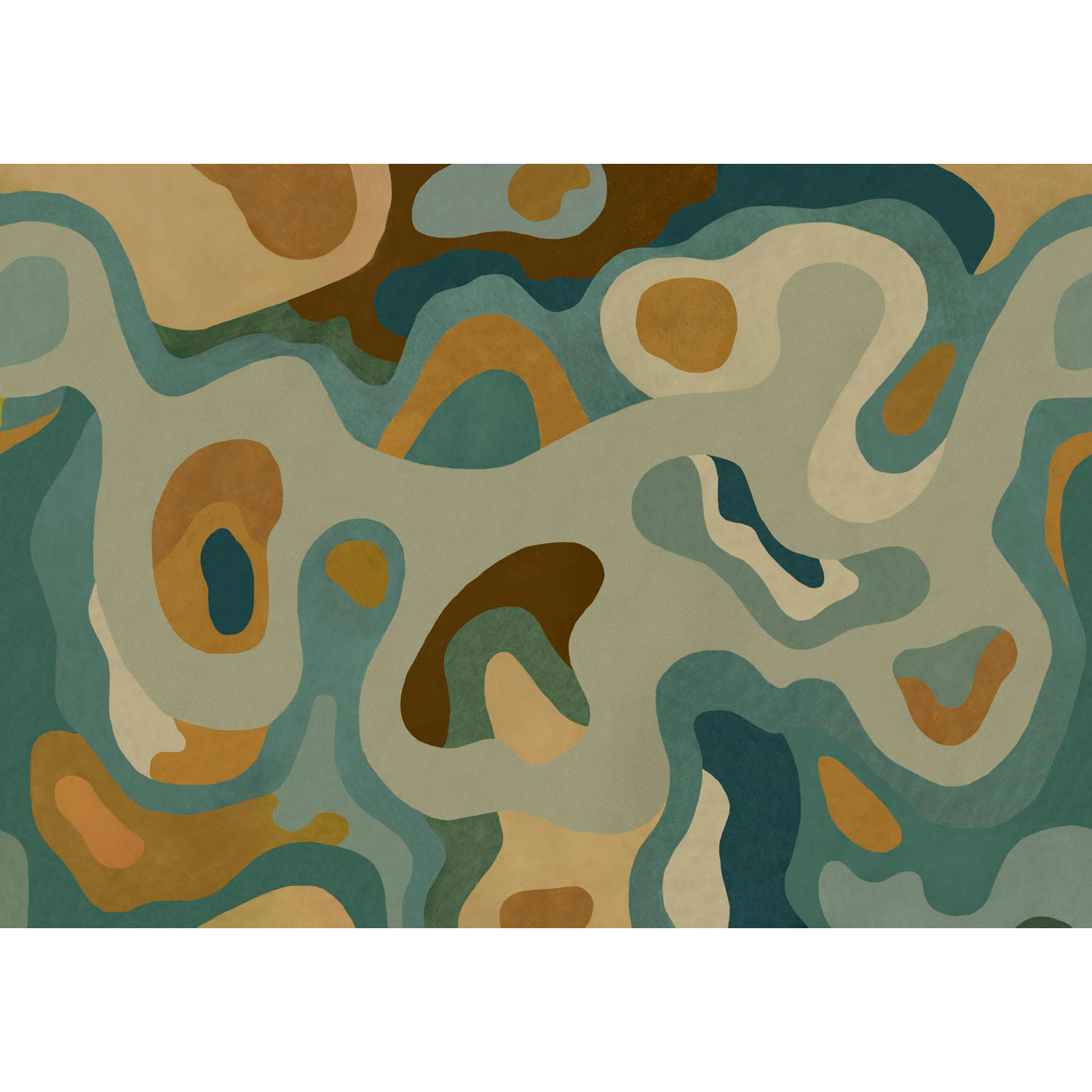 Burle Indigo Bossa Nova Mural by Tres Tintas (400x280cm)