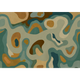 Burle Indigo Bossa Nova Mural by Tres Tintas (400x280cm)