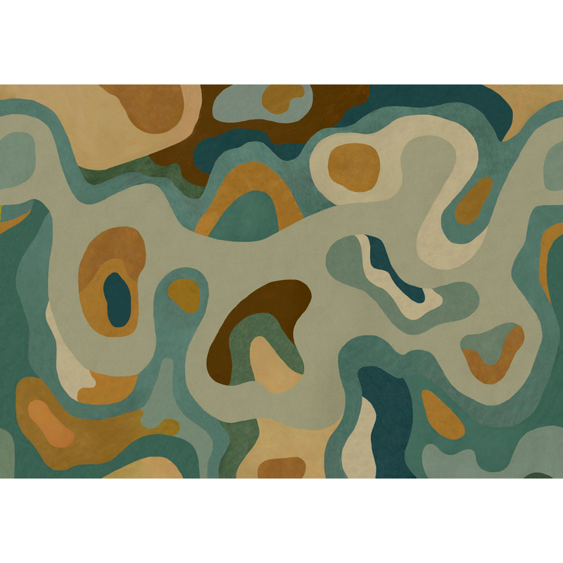 Burle Indigo Bossa Nova Mural by Tres Tintas (400x280cm)