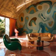 Burle Indigo Bossa Nova Mural by Tres Tintas (400x280cm)