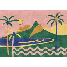 Janeiro Rosa Bossa Nova Mural by Tres Tintas (400x280cm)