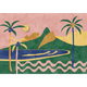 Janeiro Rosa Bossa Nova Mural by Tres Tintas (400x280cm)